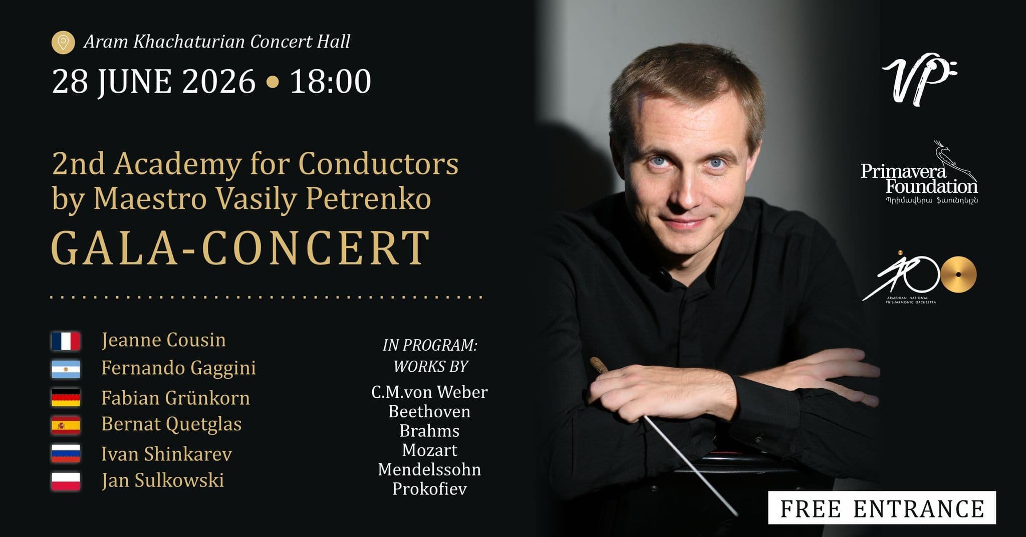 Yerevan hosts the Academy for Young Conductors by Vasily Petrenko