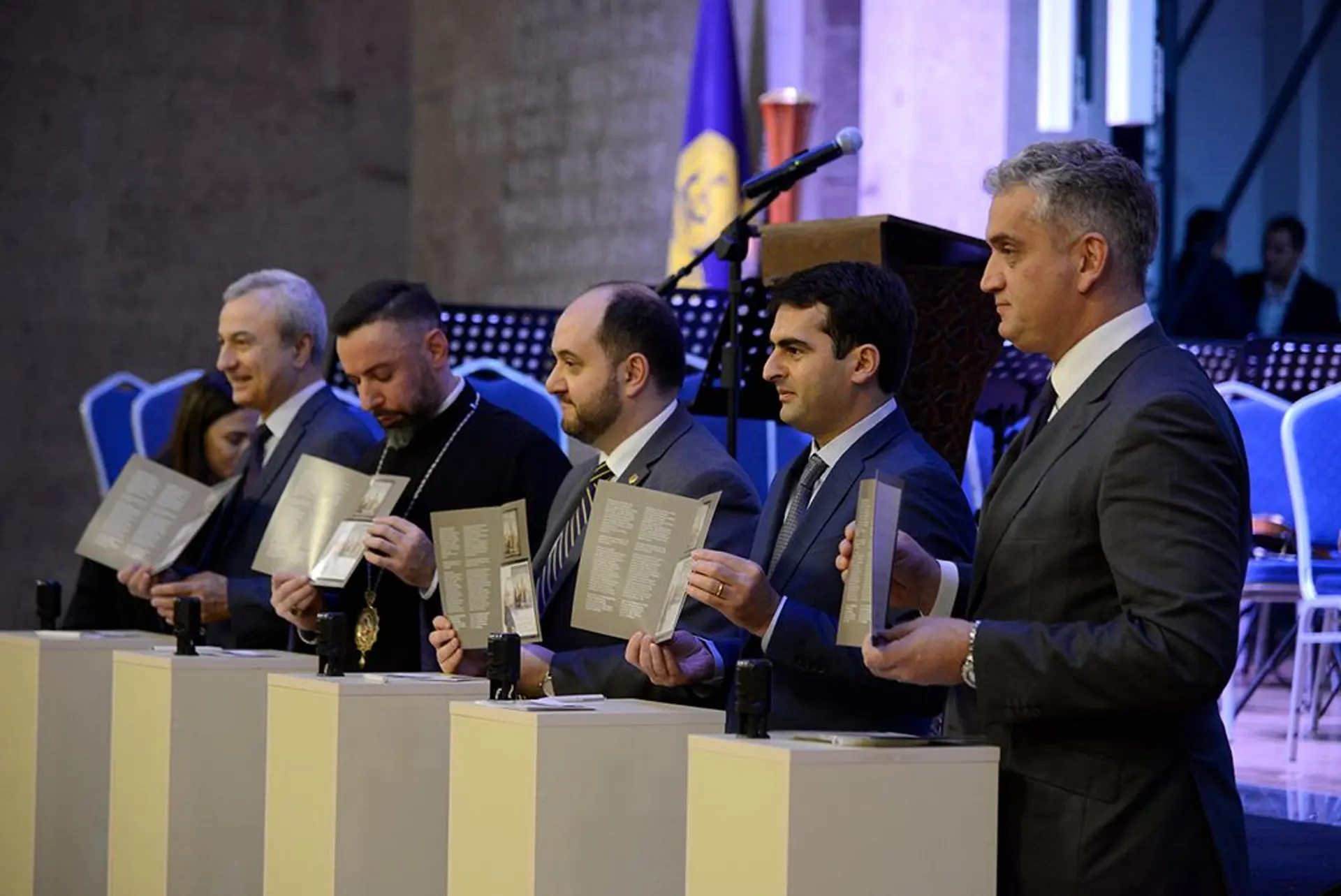A postage stamp “Prominent Armenians. 150th anniversary of Komitas” is put into circulation 