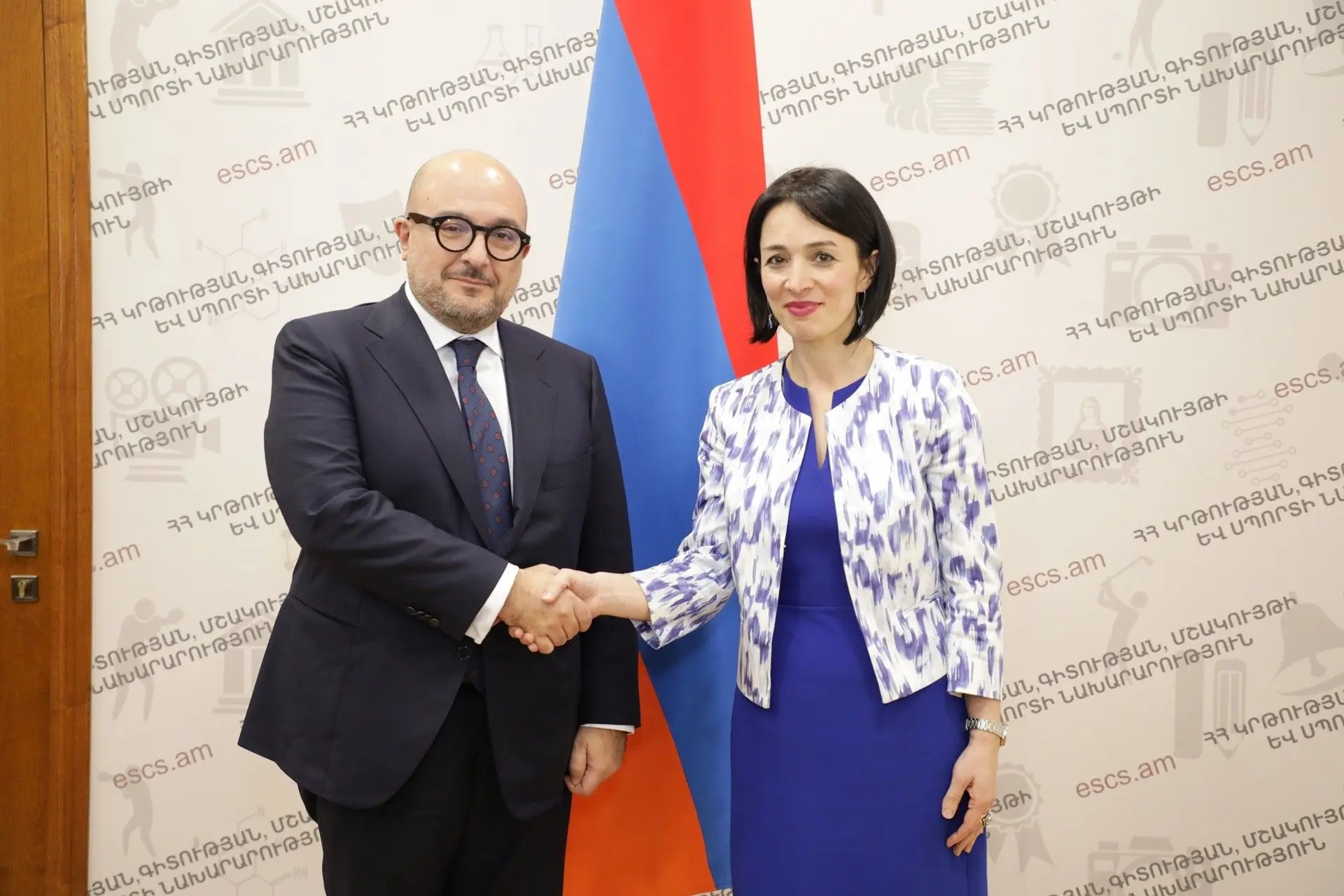 Իտալիայի մշակույթի նախարարն այցելել է Հայաստան. մշակութային և բարեկամական կապերը կընդլայնվեն