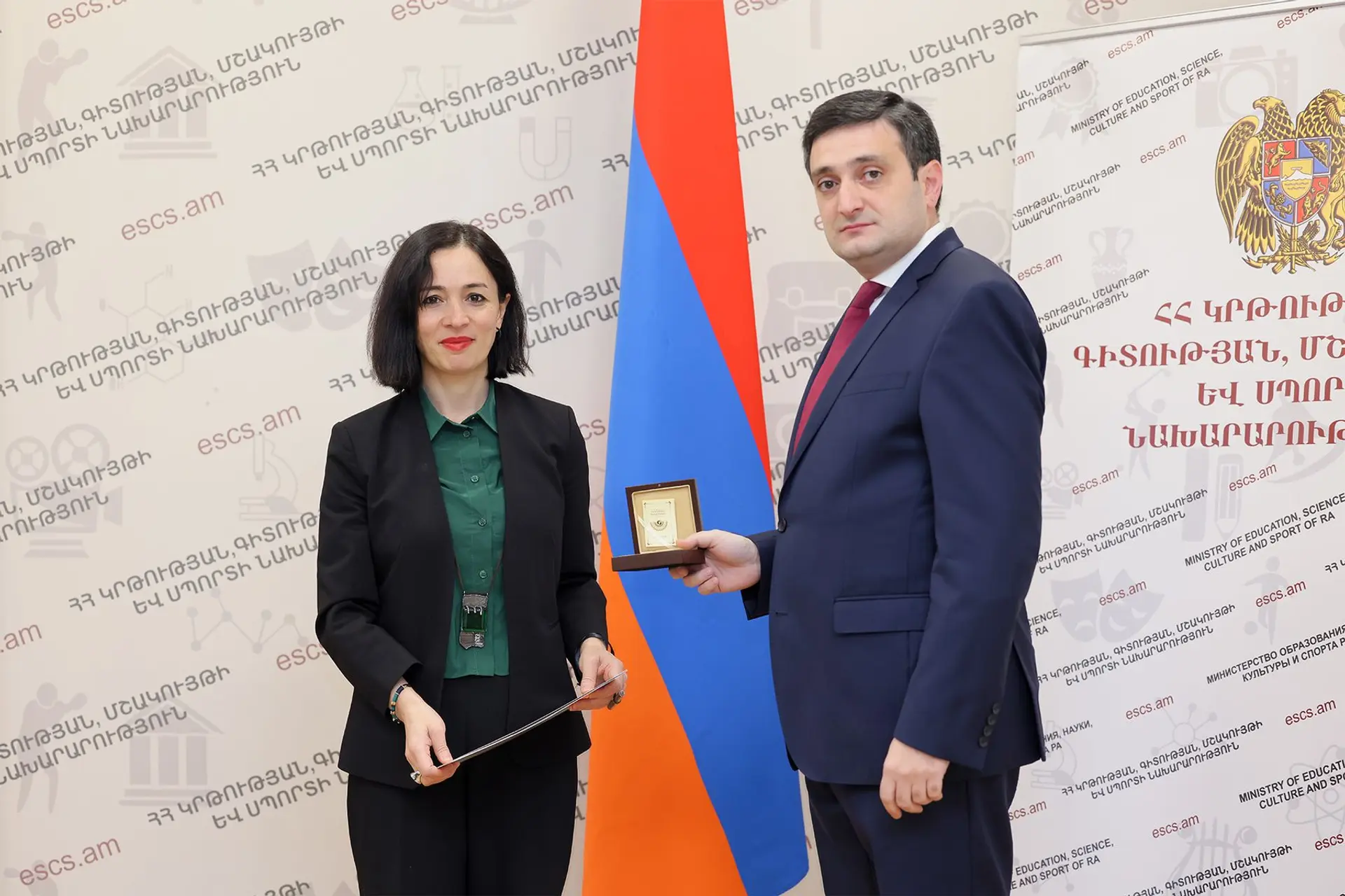 Կոմիտասի թանգարան-ինստիտուտի տնօրենը պարգևատրվել է ԿԳՄՍՆ մեդալով