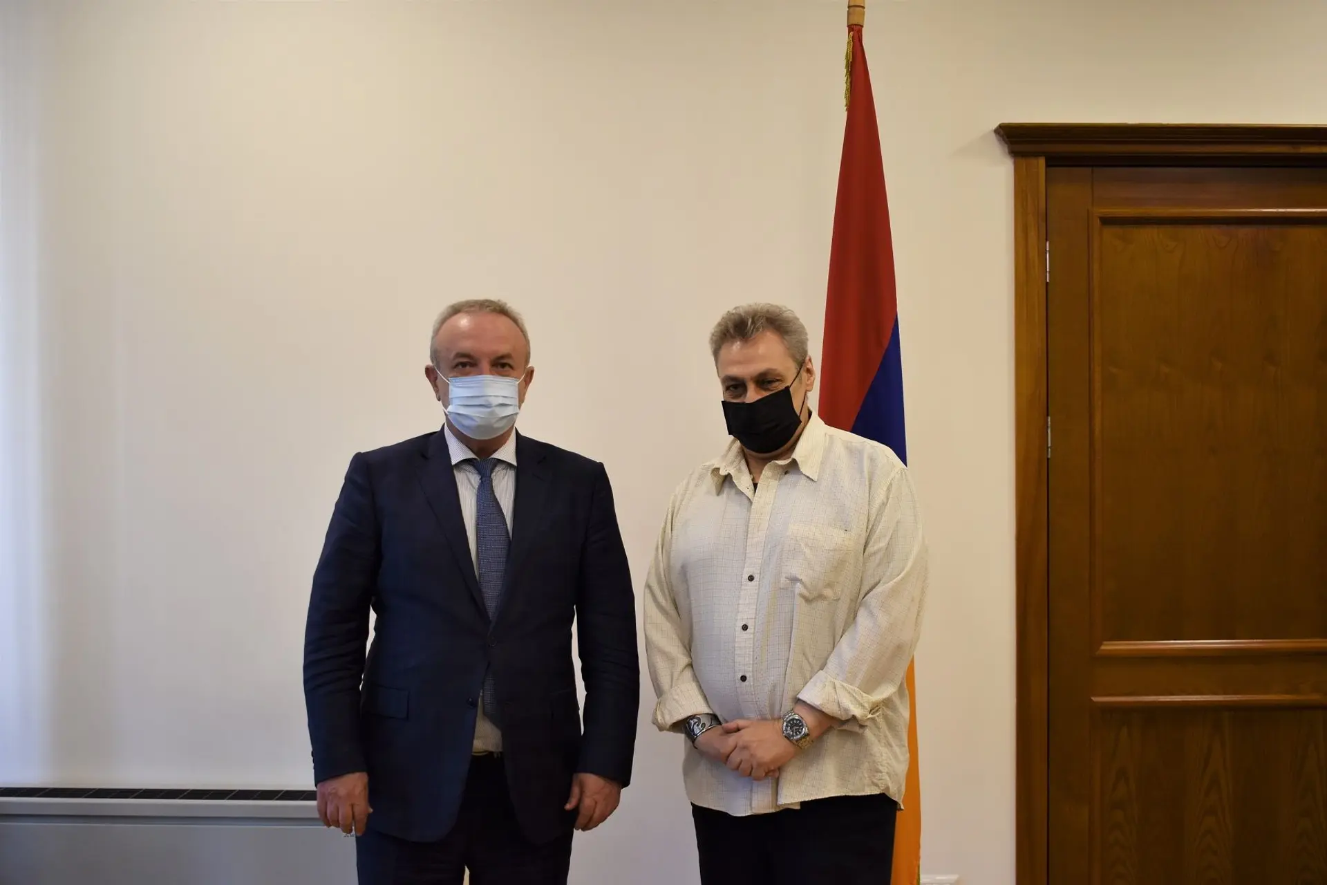 Վահրամ Դումանյանն ընդունել է օպերային երգիչ Բարսեղ Թումանյանին