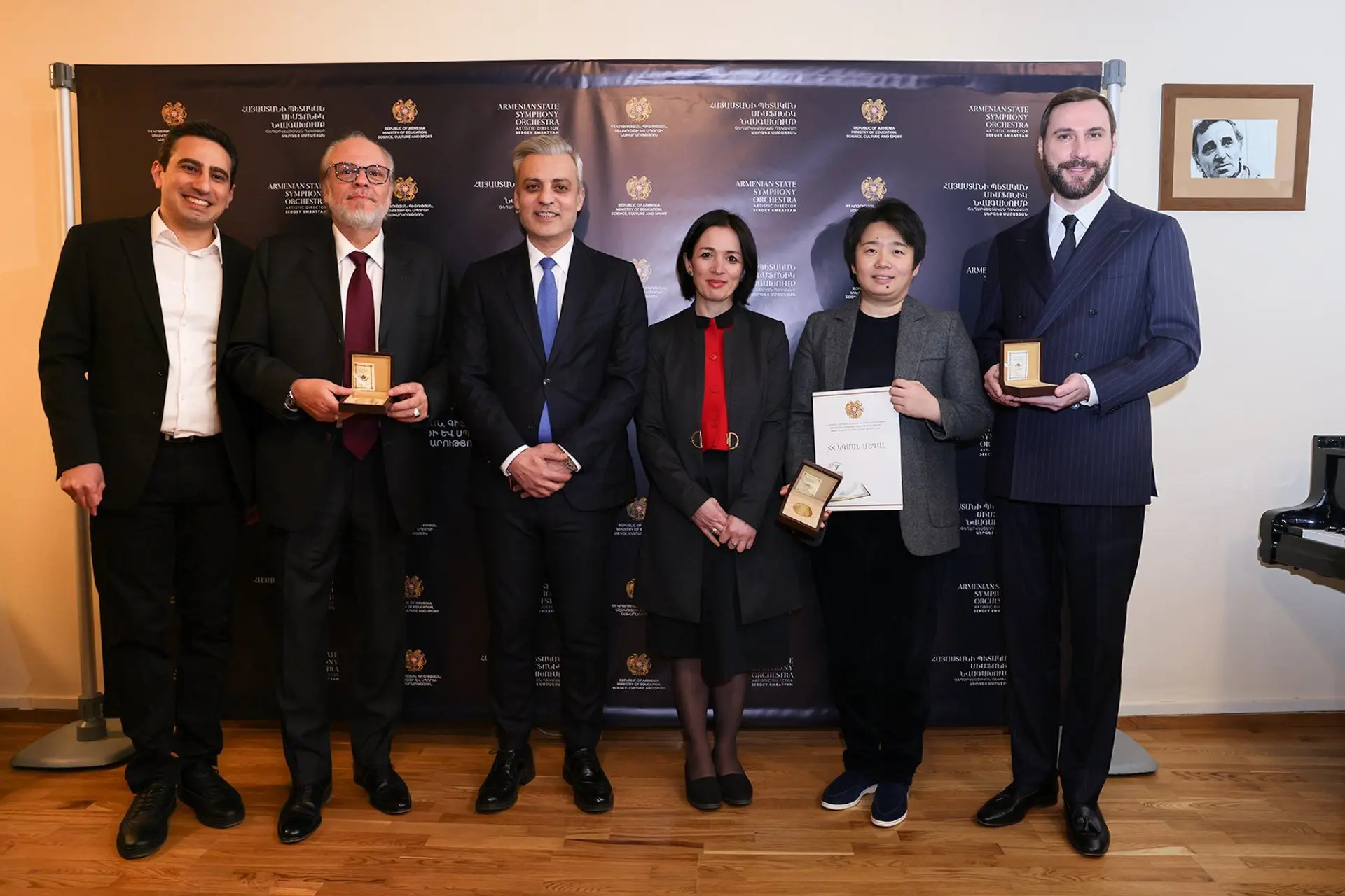 Պարգևատրում՝ Հայաստանի պետական սիմֆոնիկ նվագախմբի հիմնադրման 20-ամյակի շրջանակում