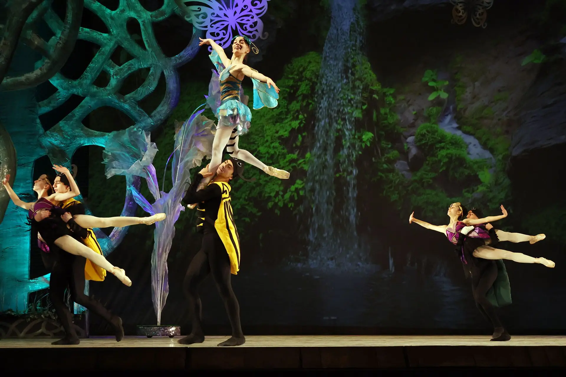 Daniel Danielyan watched the rehearsal of the ballet  "The Dragonfly and the Ant"