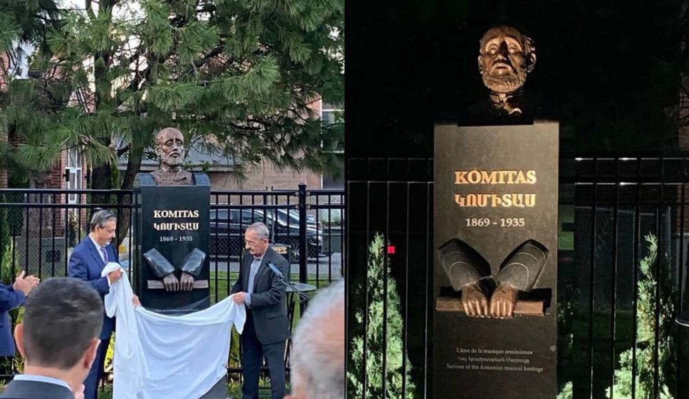 The monument of Komitas unveiled in Montreal - Armenian National Music (anmmedia.am) The monument of Komitas unveiled in Montreal - Armenian National Music (anmmedia.am)