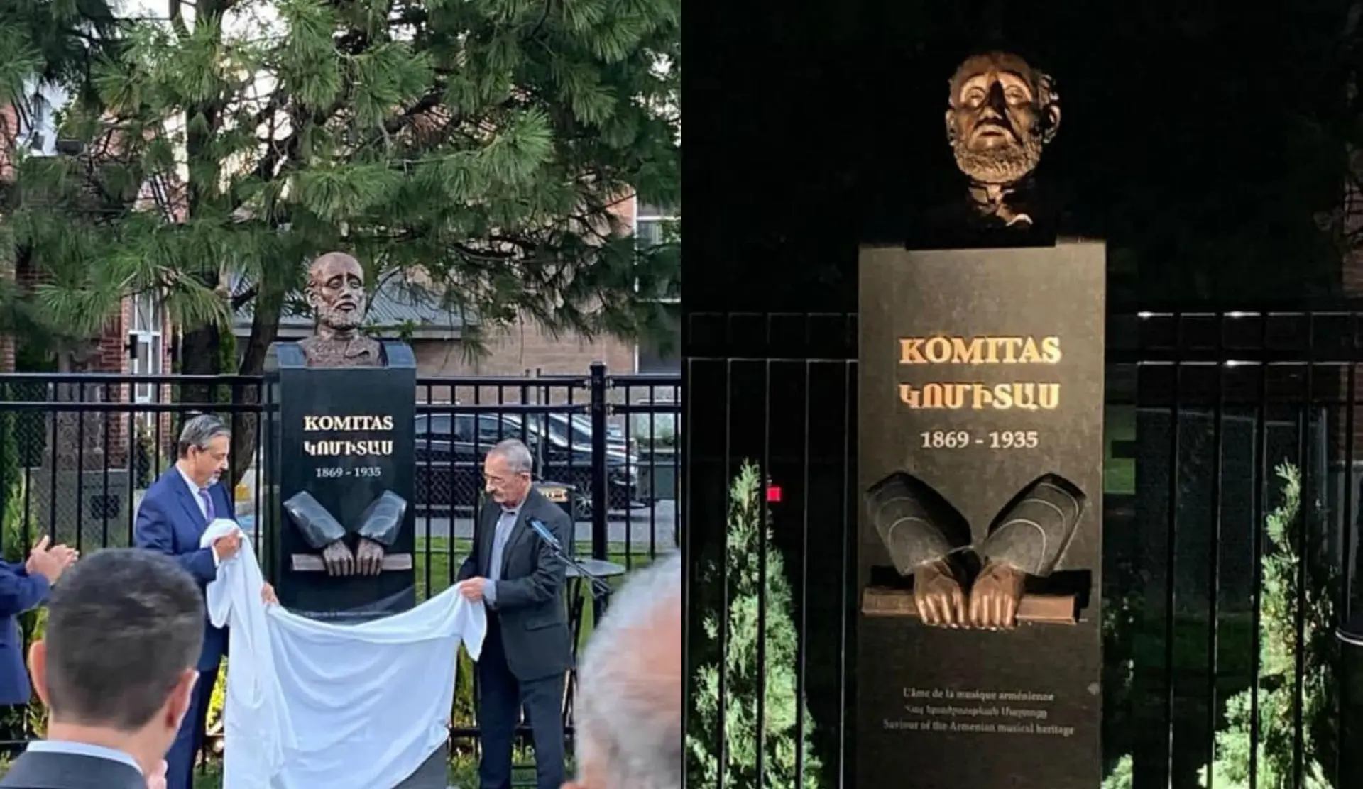 Մոնրեալում բացվել է Կոմիտասի հուշարձանը