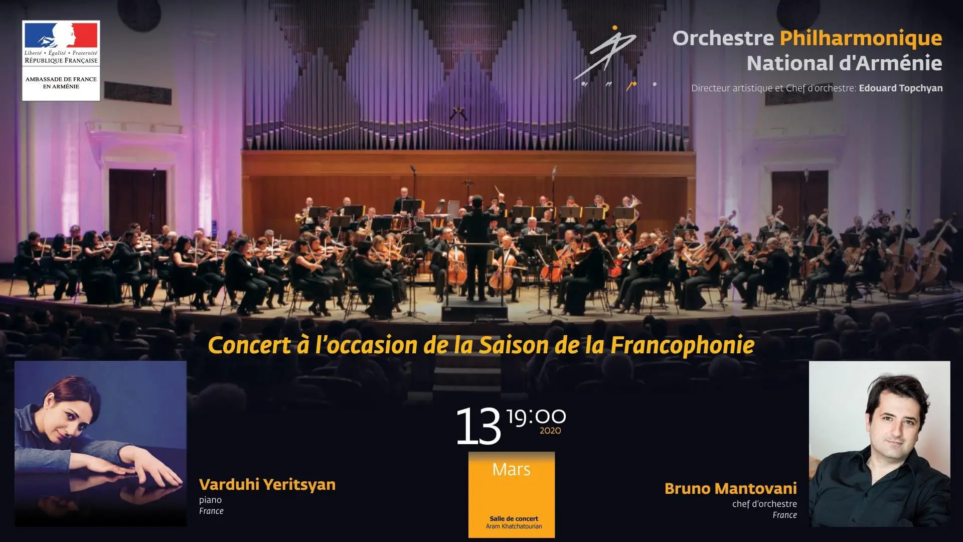 The Armenian Premiere of  “Ma mère l’Oye” Suite by M. Ravel to take place within the Francophonie