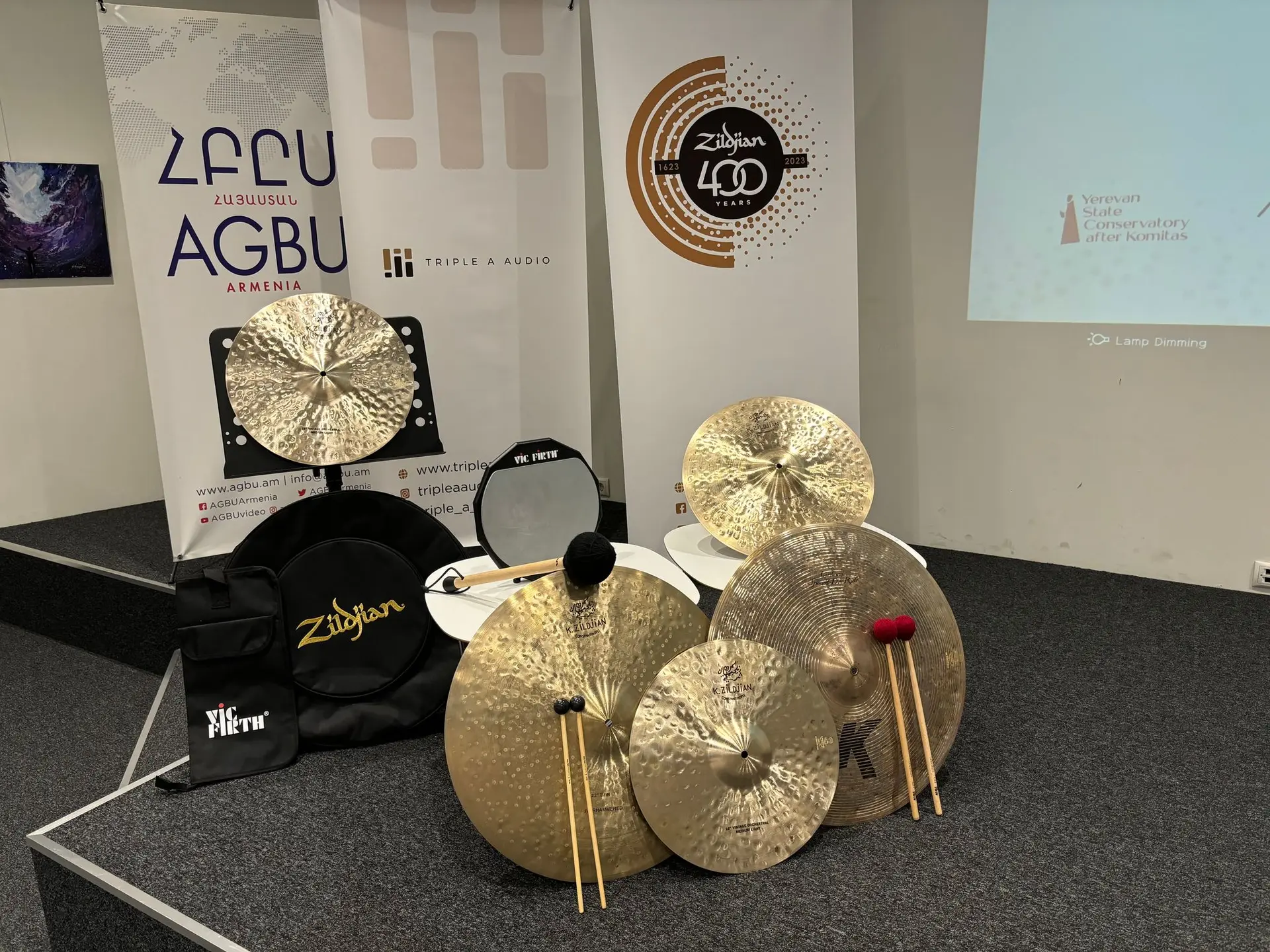 Zildjian gifts instruments to Armenia in honor of its 400th anniversary