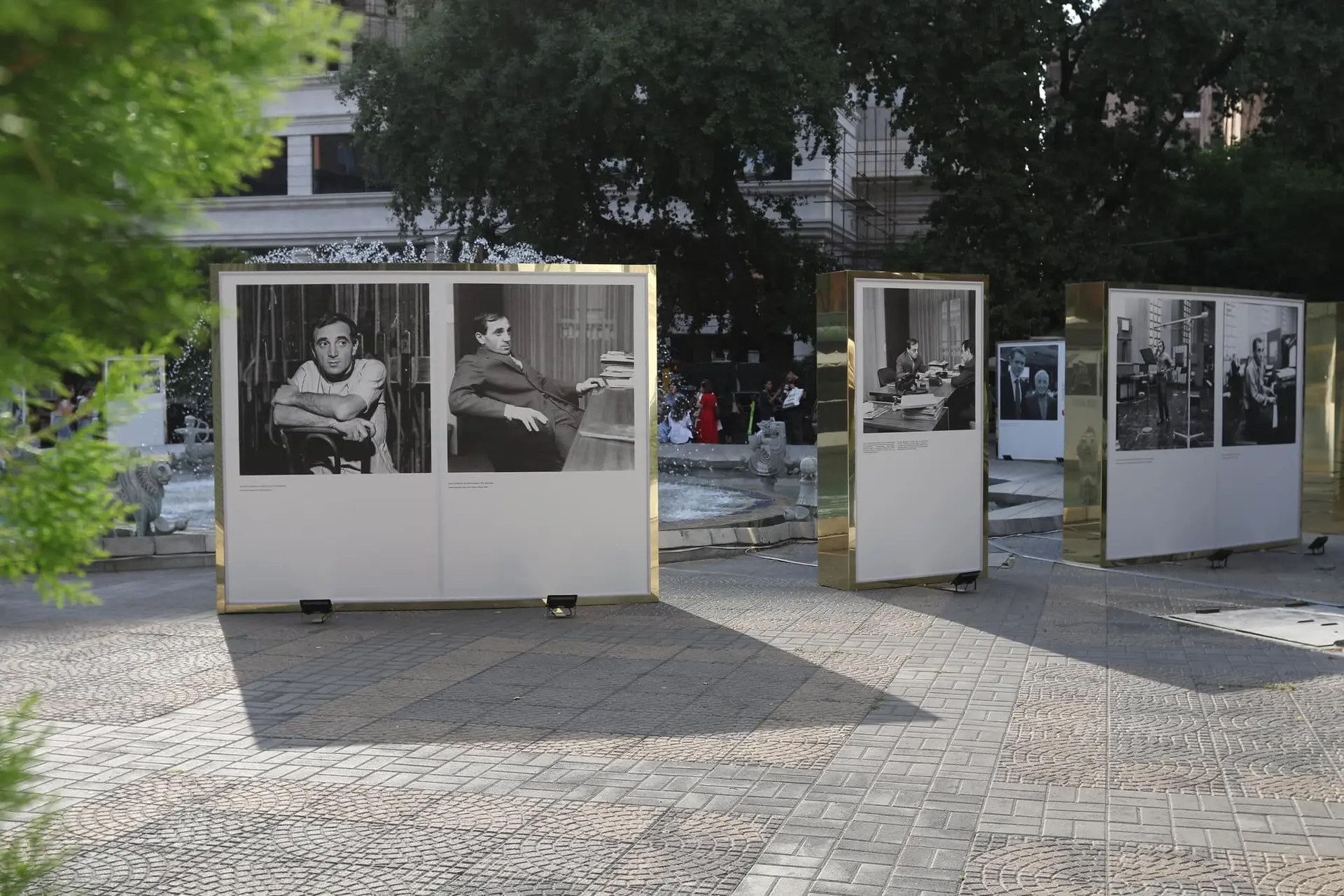 Outdoor photo exhibition "Aznavour by Kasparian" opens in Yerevan