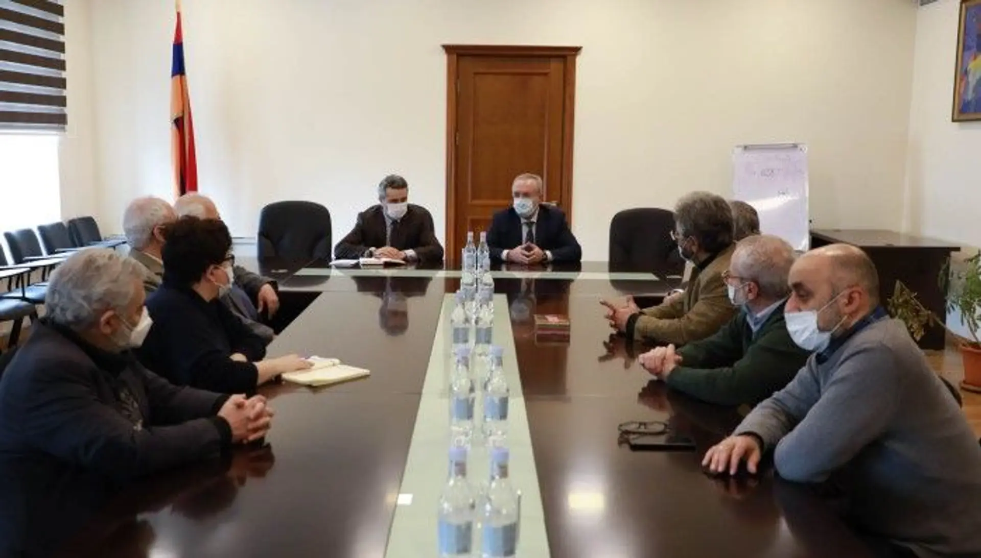 The Minister of ESCS received Armenian composers