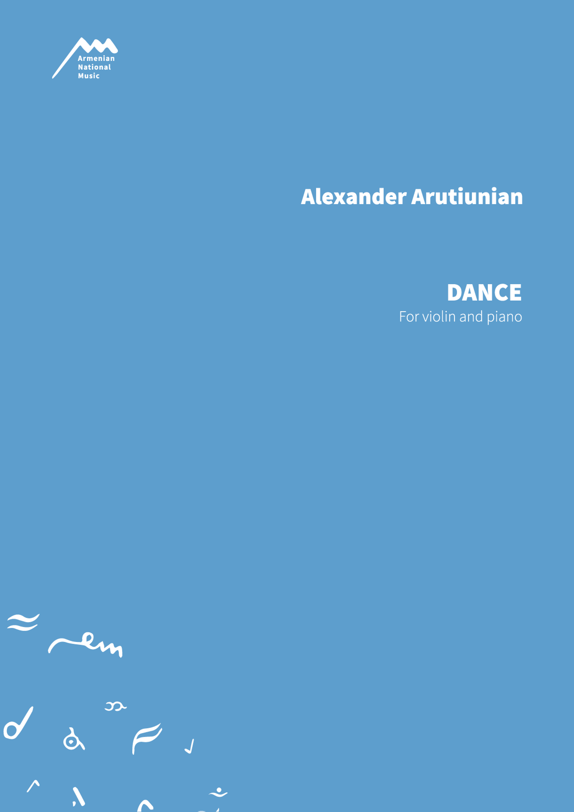 DANCE - For Violin and Piano — Alexander  Arutiunian