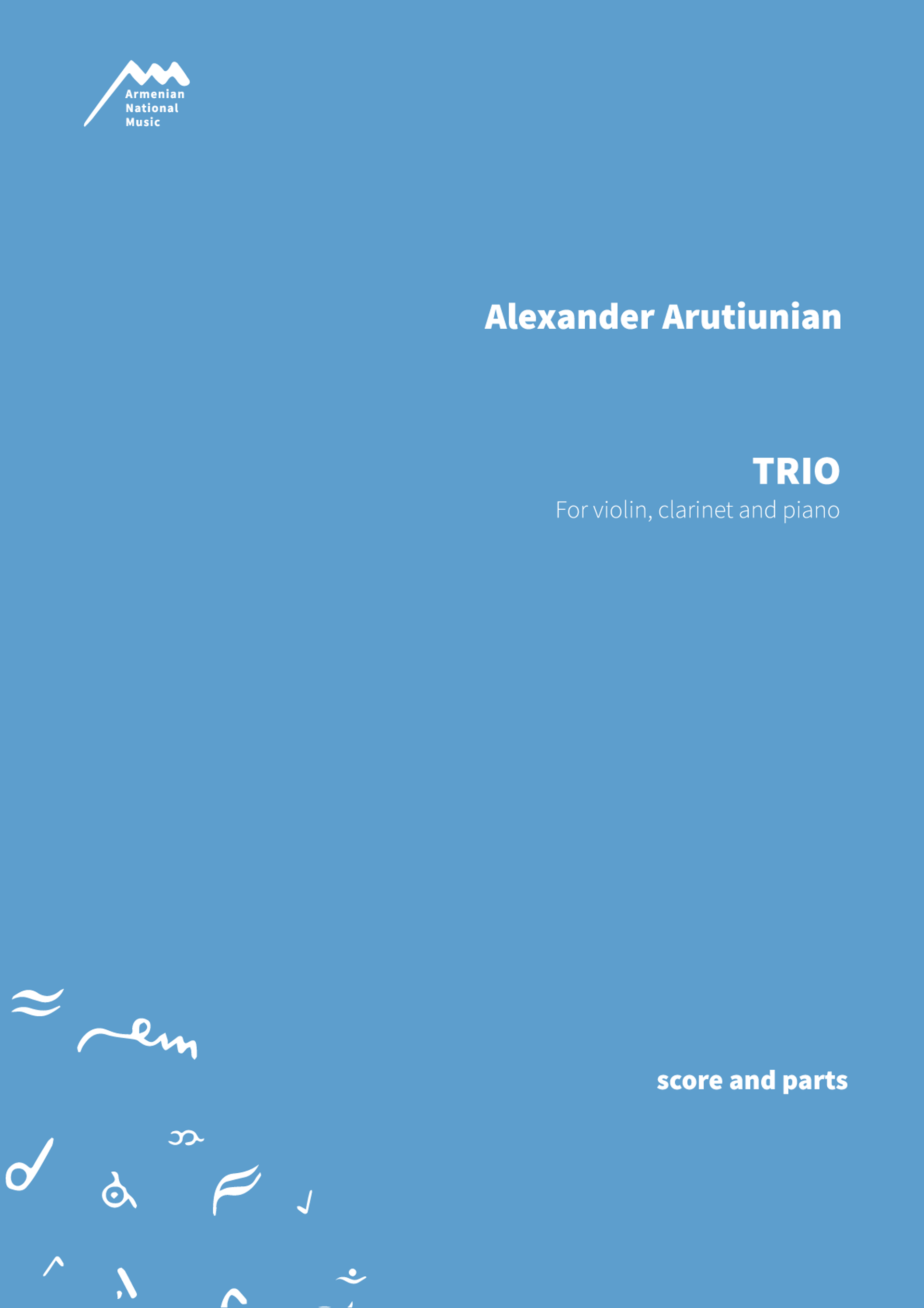 TRIO (score and parts) — Alexander  Arutiunian