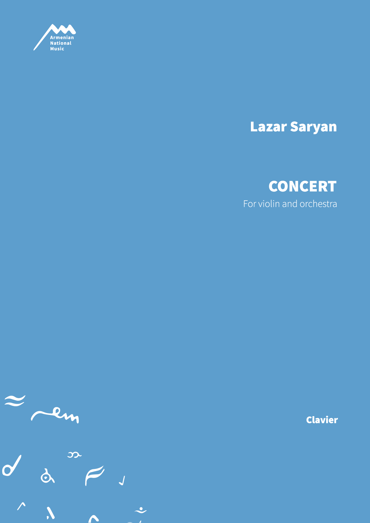 CONCERT - For Violin and Orchestra (clavier) — Lazar Saryan