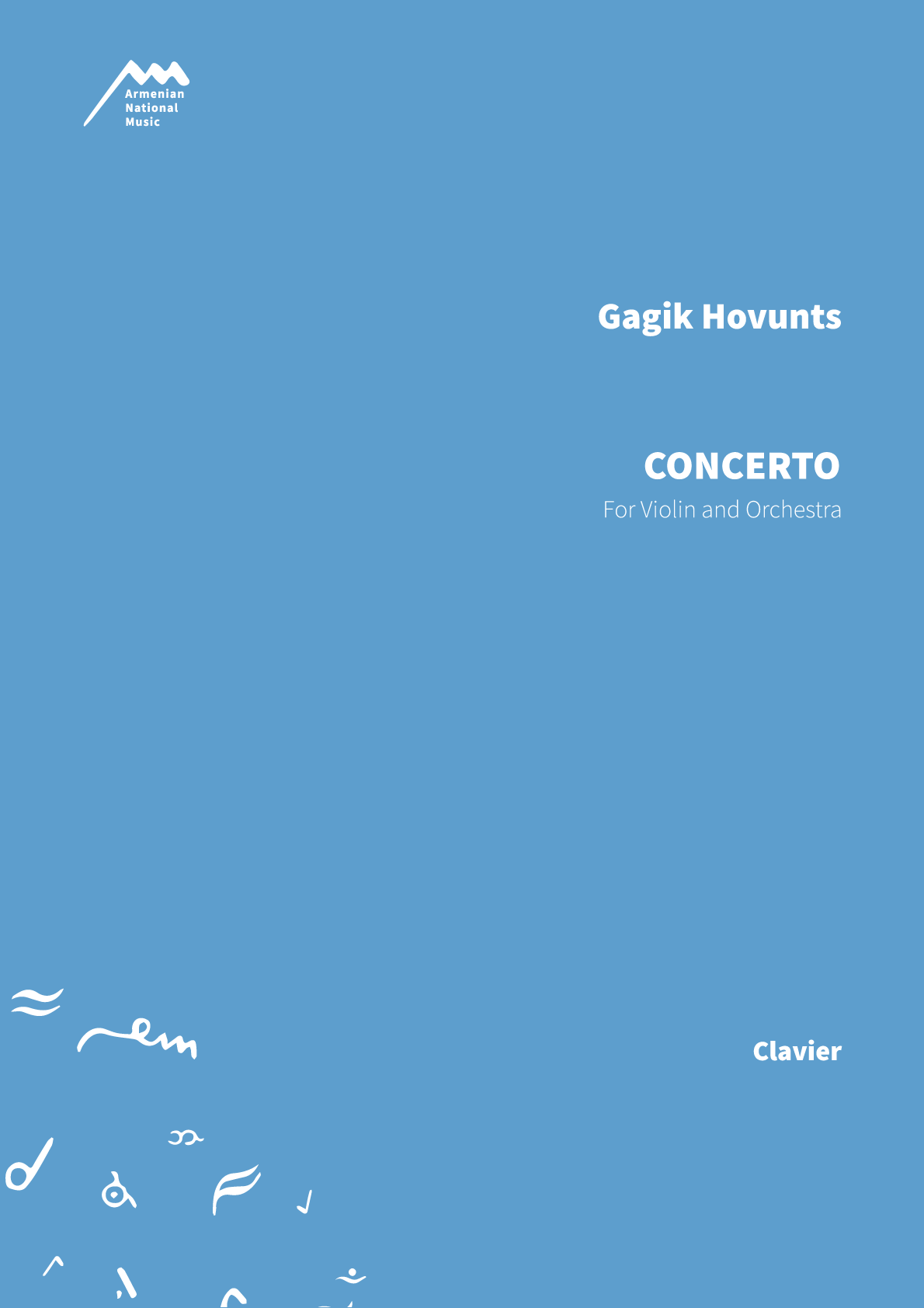CONCERTO - For Violin and Orchestra (Clavier) — Gagik  Hovunts