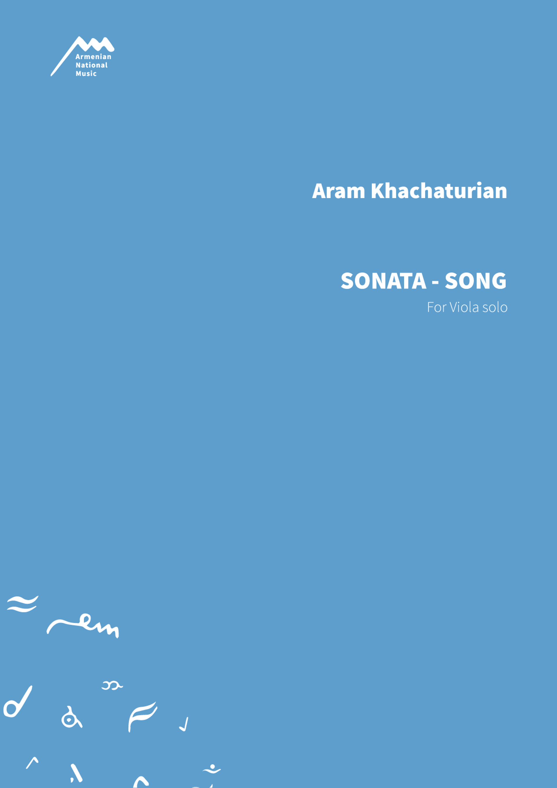 SONATA - SONG - For Viola solo — Aram Khachaturian